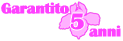 Garanzia 5 anni