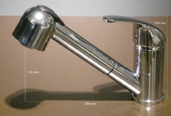 Miscelatore lavello DESIA con doccetta