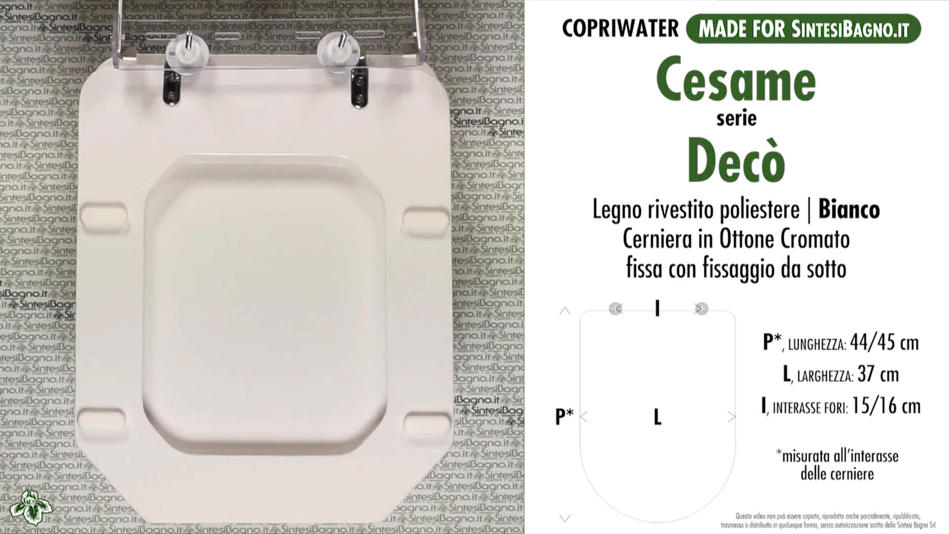 Details About Toilet Seat Wc Seat Sintesibagno Made For Cesame Wc Deco Series Mam13001bi