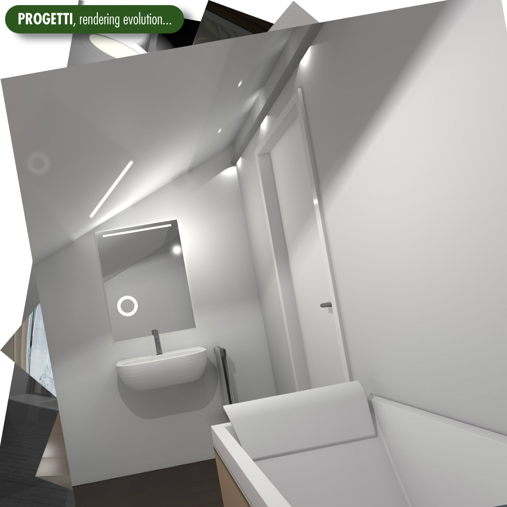 SintesiBagno Progetti - Rendering Evolution